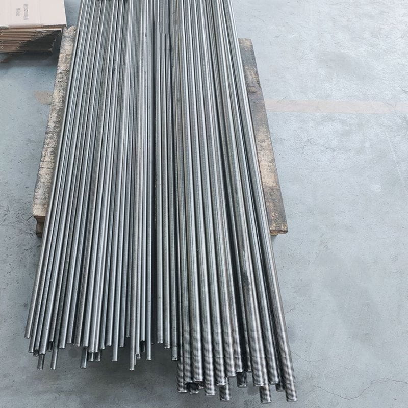 Stainless Threaded Rod, ASTM A193 Gr. B8M, 7/8 IN, 2 Meters