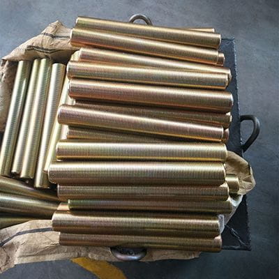 Zinc Plated Screw, ASTM A193 B7, 2 1/2 Inch, Bichromated Zinc Plated Screw, ASTM A193 B7, 2 1/2 Inch, Bichromated