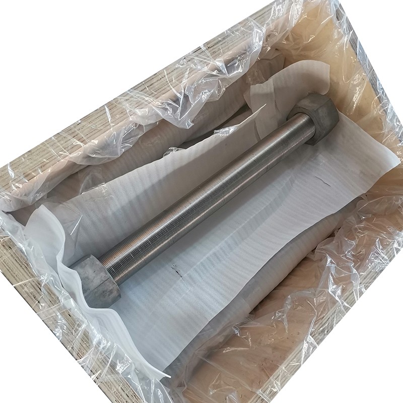 API 20F A453 Gr.660 Bolting, Fully Thread Stud with Two Heavy Hex Nuts