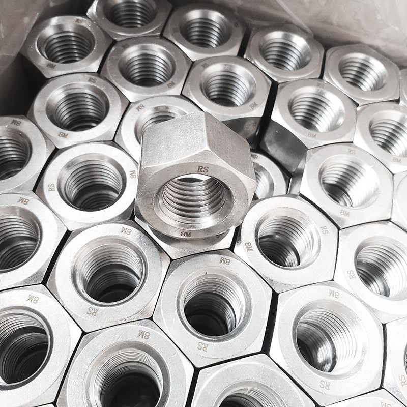 ASTM A194 8M Heavy Hex Nut, For Food Processing Equipments