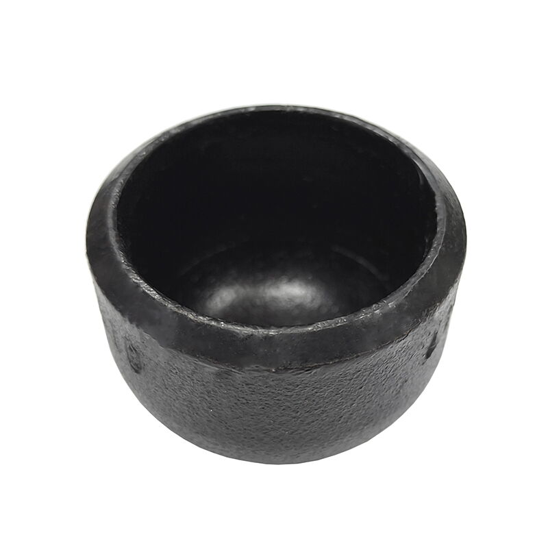 ASTM A234 WPB Cap, ASME B16.9, 1-1/2 Inch, STD, Butt Weld