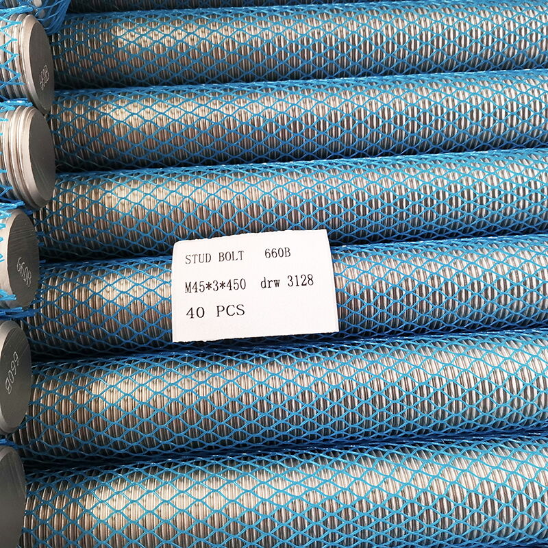 ASTM A453 Gr 660B Stud Bolt, M45, UNS S66286, W.Nr.1.4980