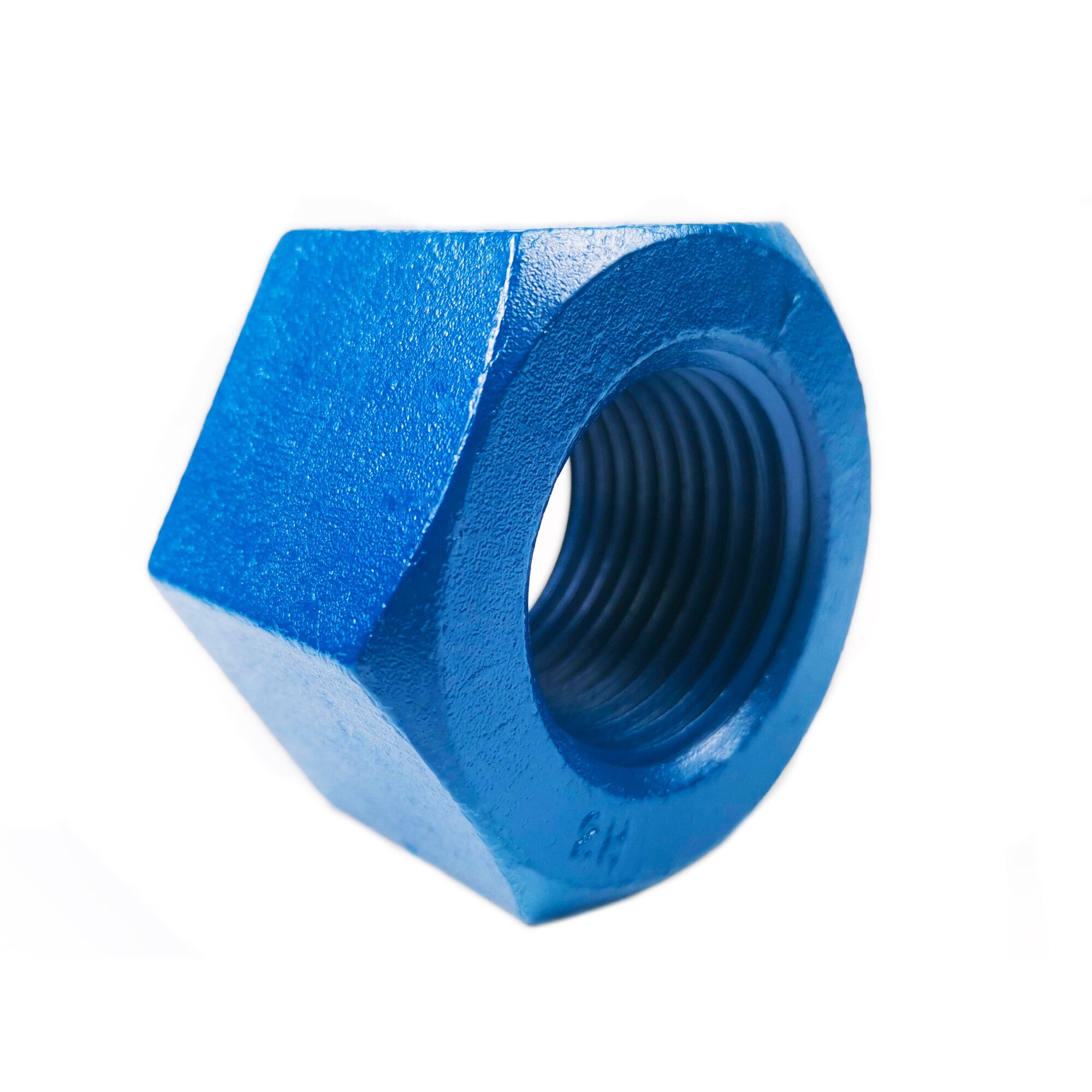 Blue Xylan Coated Nut,ASTM  A194 2H, 5/16 to 4 IN, Grade A