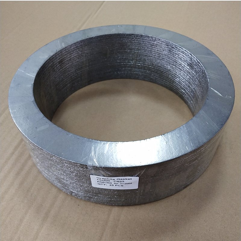 Graphite Reinforce Gasket, DN200, PN25, RF, EN 1514-1