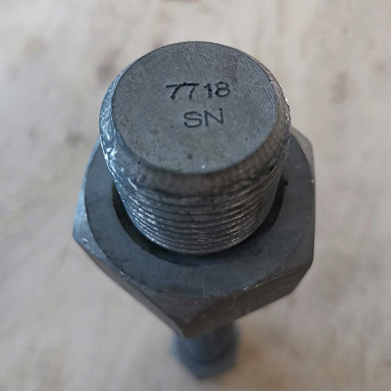 Inconel Nut and Bolt, Full Thread Rod, B637 UNS N07718