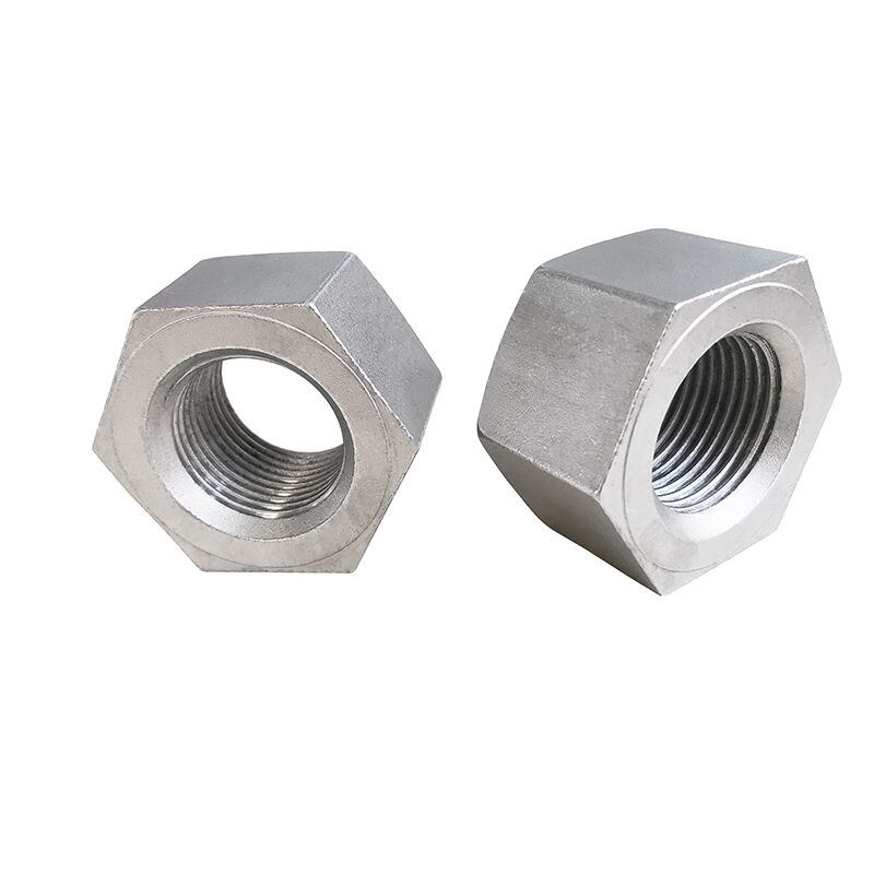 NF NC21FeDU Nut, DIN W.Nr.2.4858, NiCr21Mo, M64, 200 HB