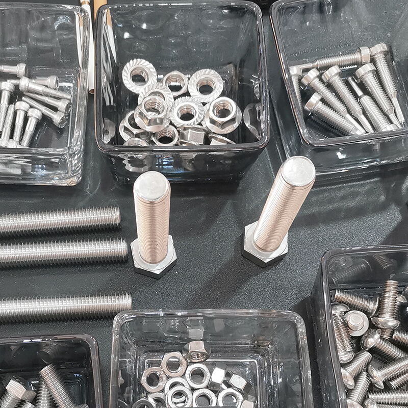 NF NiMo28 Bolt and Nut, Hastelloy B-2, M6 to M100, 30 to 800 mm