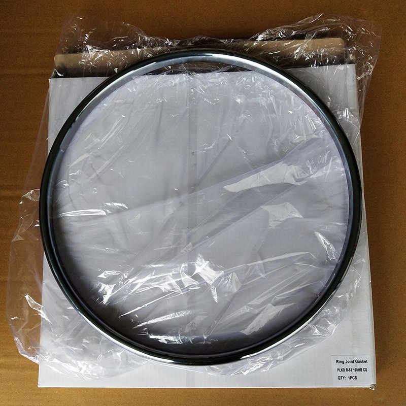 Oval RTJ Gasket, R63, Carbon Steel, Zinc-plated, 120HB