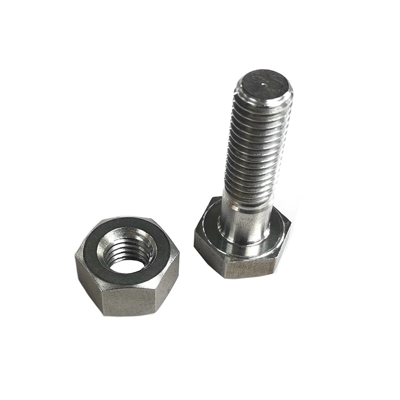 Incoloy 825 Bolt and Nut, DIN933, UNS N08825, Max. 200 HB
