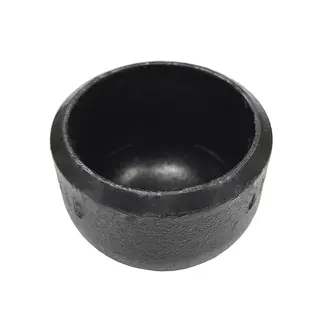 ASTM A234 WPB Cap, ASME B16.9, 1-1/2 Inch, STD, Butt Weld