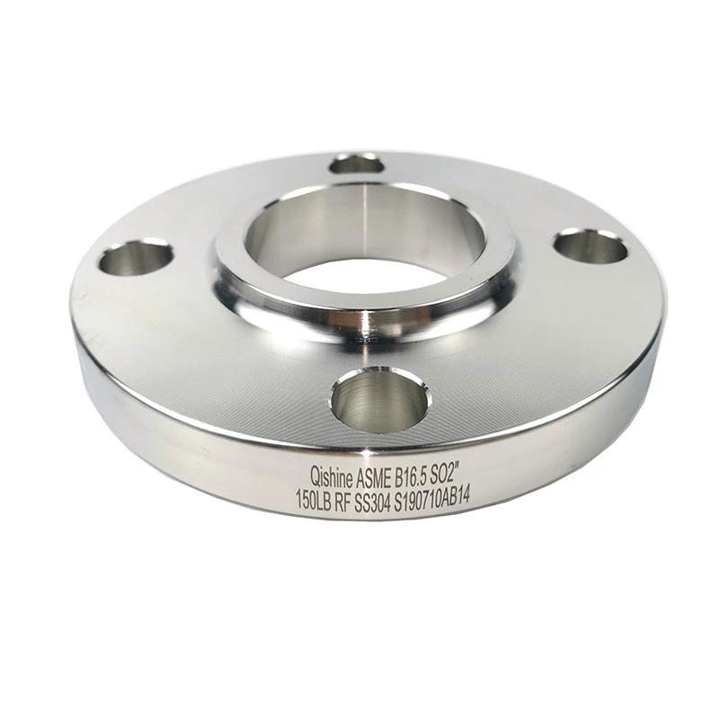 Stainless Steel SO Flange, 150LB, RF, 2 Inch, A182 F304, B16.5