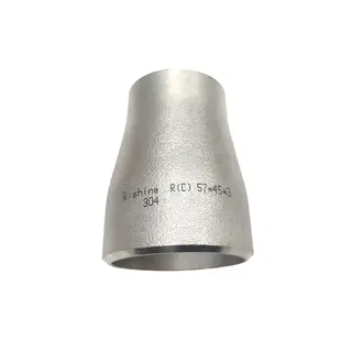 SS 304 Concentric Reducer, ASME B16.9, 57*45*3 mm, STD, Butt Weld