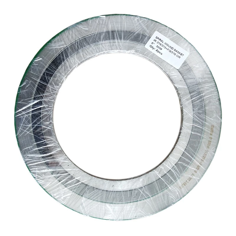 SS316 Spiral Wound Gasket, ANSI B16.20, 6 Inch, Filled with Flexible Graphite
