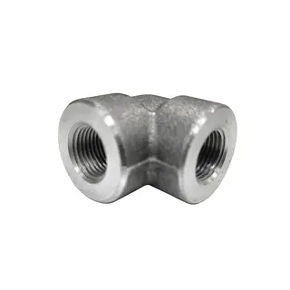 ASME A105 90Deg. Elbow, ANSI 16.9, 2 Inch, Threaded NPT, 3000#