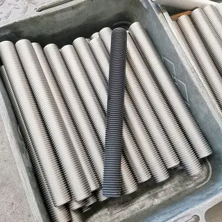 UNS N08825 Stud Bolt, Incoloy 825, NiCr21Mo, M48, 590 mm
