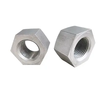 NF NC21FeDU Nut, DIN W.Nr.2.4858, NiCr21Mo, M64, 200 HB