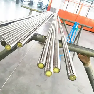 NF NU30 Full Thread Screw, M24, 3000 mm, Corrosion Resistance