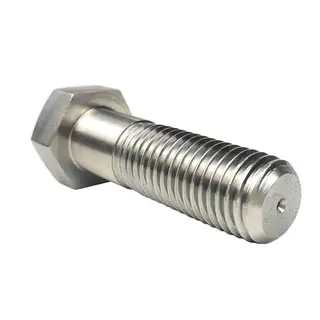 SS304 Hex Head Bolt, ANSI B18.2.1, 1-1/8 Inch, Thread B1.1, 7 UNC