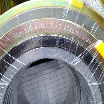 304 Inner Ring Gasket, 4 Inch, CL150, Flexible Graphite 304 Inner Ring Gasket, 4 Inch, CL150, Flexible Graphite