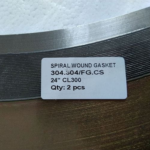 CGI Spiral Wound Gasket, 24 Inch, DN600, 300LB, SS304 Winding