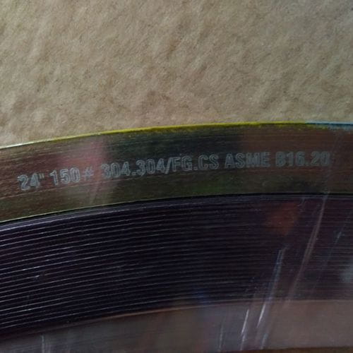 FG Filled Spiral Wound Gasket, 24 Inch, DN600, 150LB