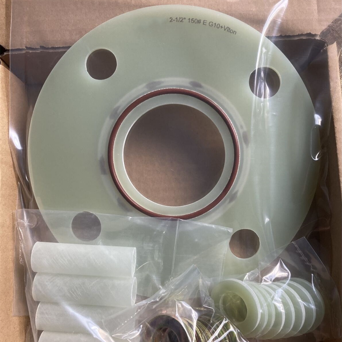 GRE Insulating Gasket Kit, 2 1/2 Inch, Low Pressure Flange