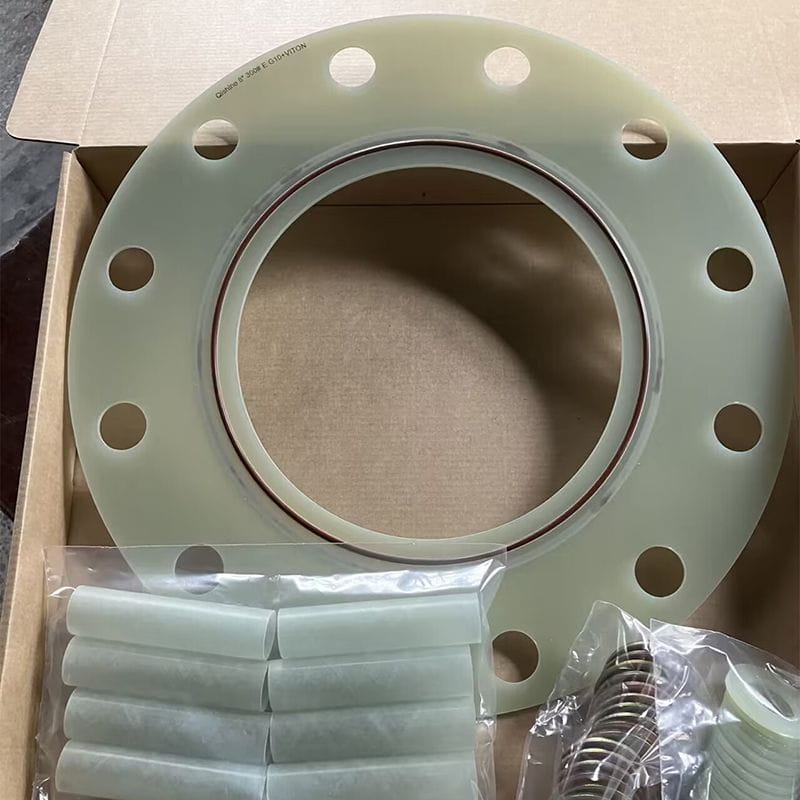 Isolation Gasket Kit, DN200, G10, Viton Seal, Rating 300LB