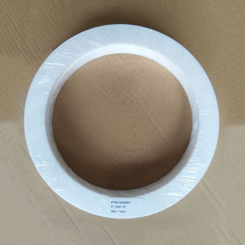 Non Metallic Flat Gasket, PTFE, 8 Inch, THK 3 mm