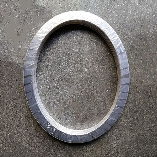 Oval Spiral Wound Gasket, AISI SS304, Graphite Filler