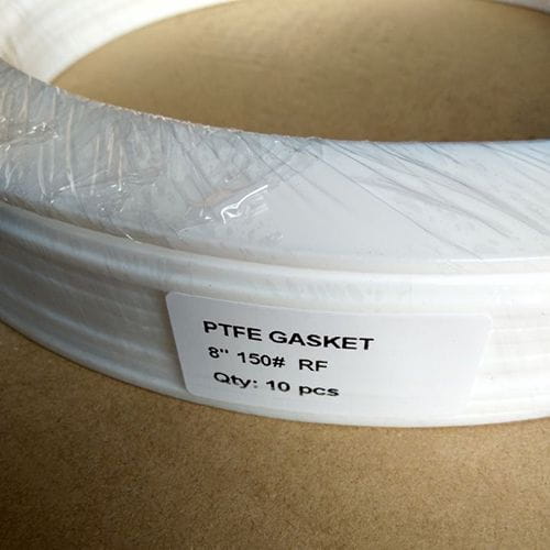 PTFE Flat Gasket, 8 Inch, DN200, 150LB, Raised Face Flange