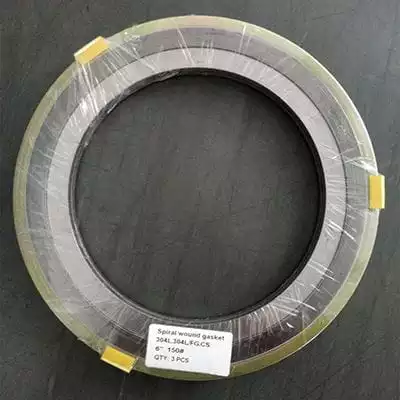 Flexible Graphite Spiral Wound Gasket, 6 Inch, DN150, 150 LB