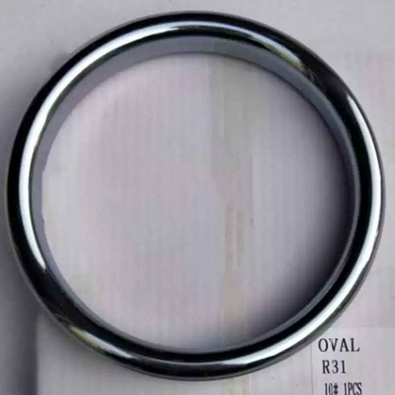 Oval Ring Joint, R31, Low Carbon Steel, Zinc Coating