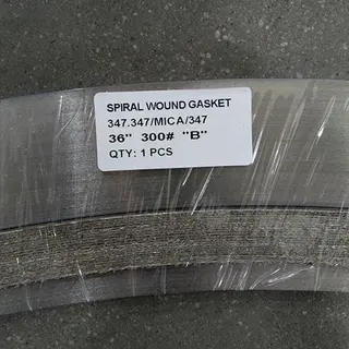 MICA Filler Spiral Wound Gasket, DN900, 36 Inch, CL300, B Series