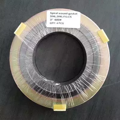 Spiral Wound Metallic Gasket, 3IN, DN80, Flexible Graphite
