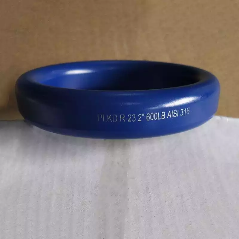 RTJ Ring Joint, AISI 316, Blue PTFE Coating