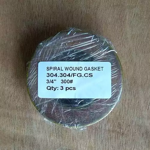 Standard Spiral Wound Gasket, DN20, 300LB, SS304 Hoop
