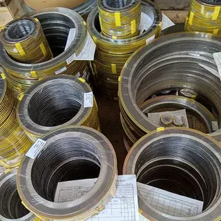 Basic Type Spiral Wound Gasket, Flexible Graphite, PTFE, Mica