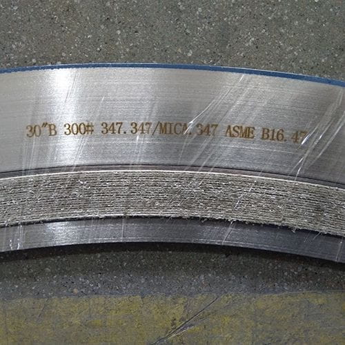 Type B Spiral Wound Gasket, DN750, SS347 Hoop, Mica Filler