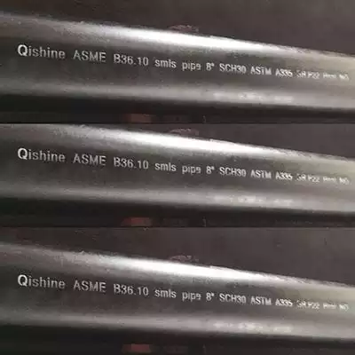 Alloy steel Pipe, Seamless, ANSI B16.9, 8 Inch, SCH 30