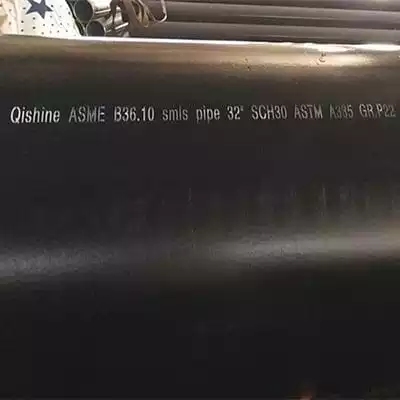 ASTM A335 P22 Seamless Pipe, ASME B36.10, 32 Inch, DN800