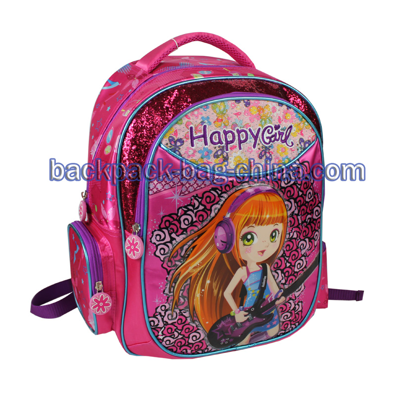Pink Girl School Backpacks
