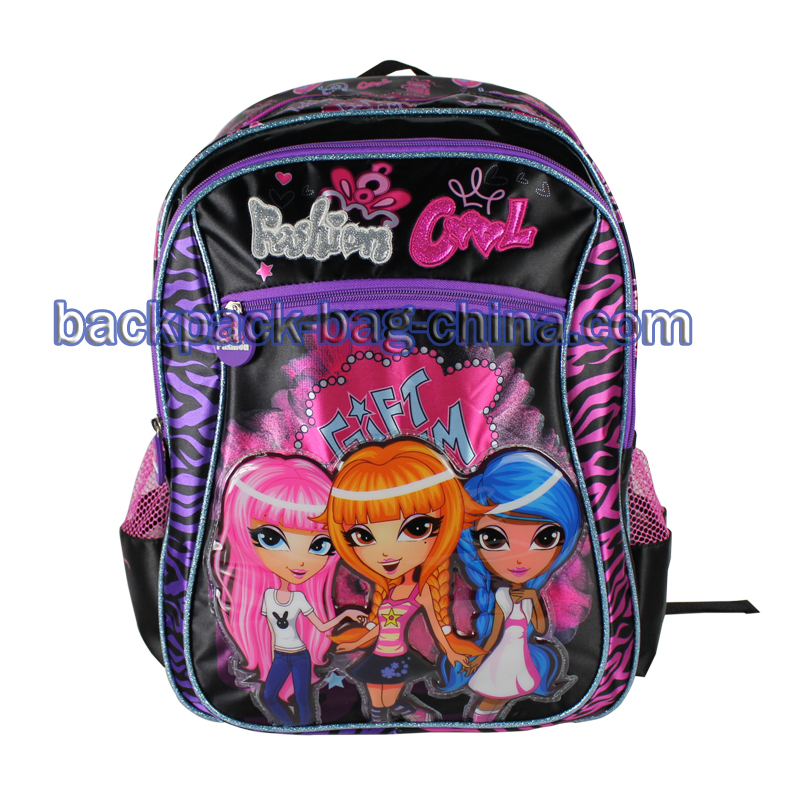 Stain Fabric School Bags