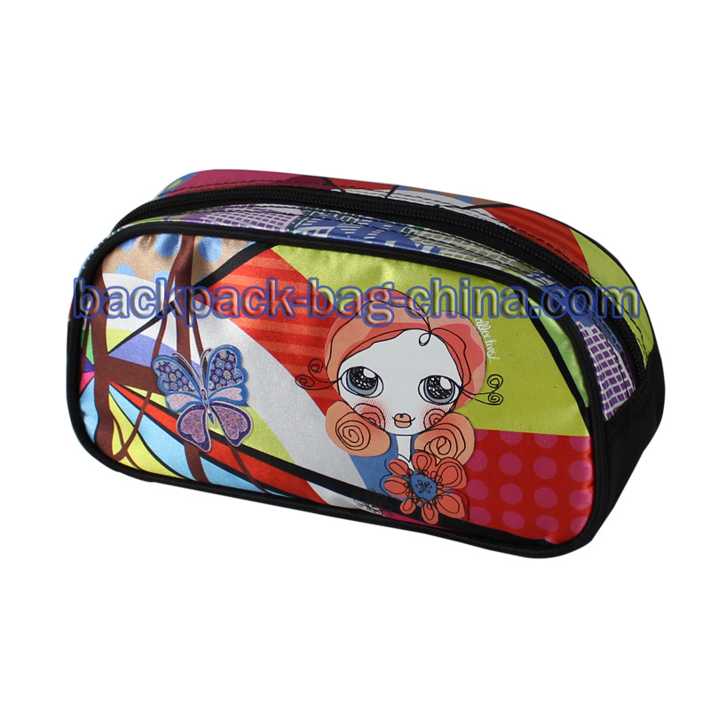 Double Compartment School Pencil Cases