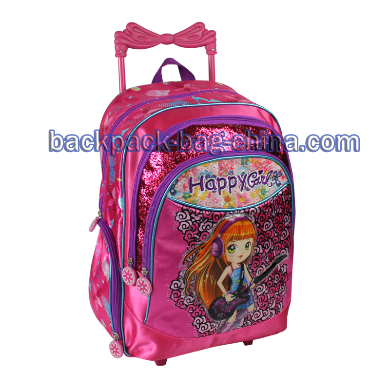 Excited School Trolley Backpack