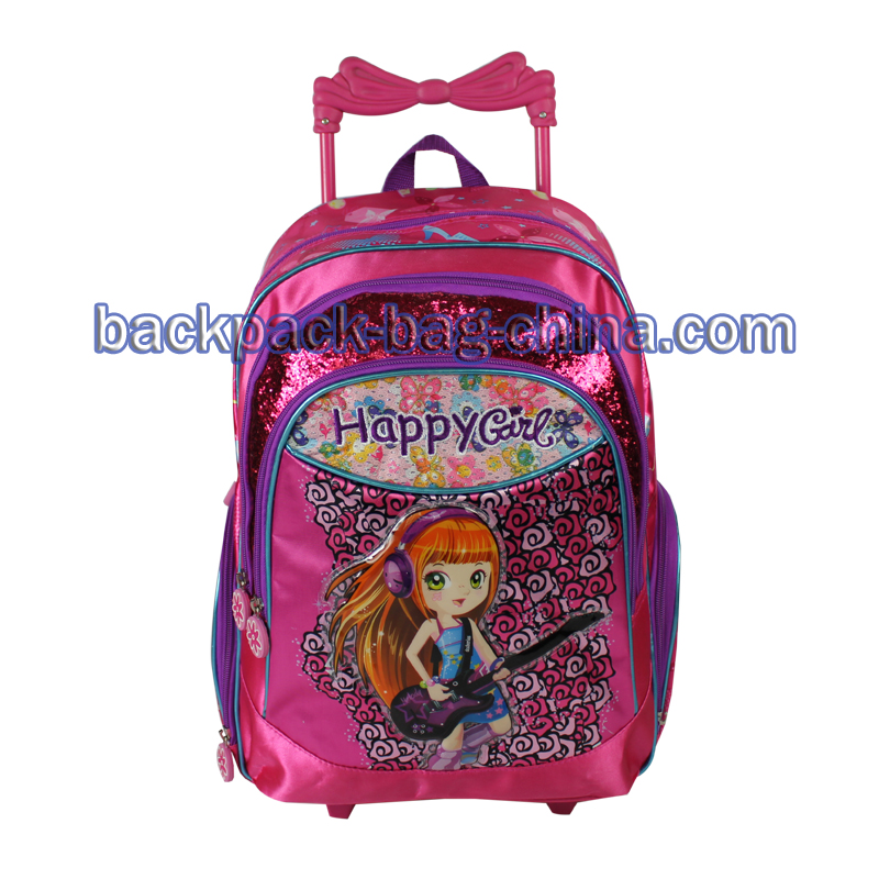 Excited School Trolley Backpack