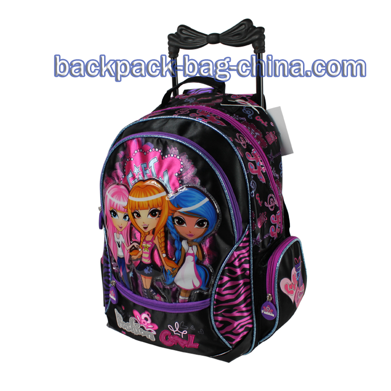 School Trolley Bags for Little Girls
