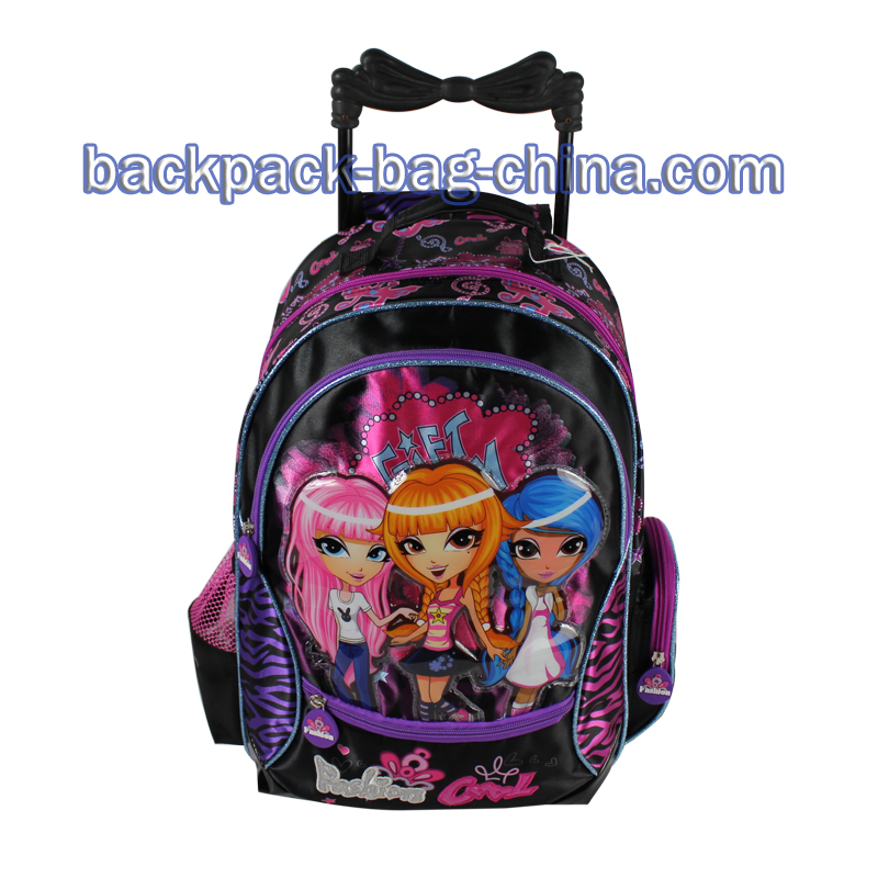 School Trolley Bags for Little Girls
