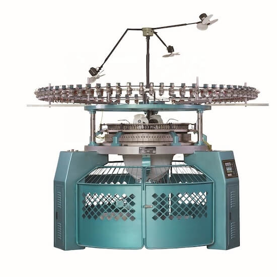 Velour Shearing Circular Knitting Machine, Double Jersey