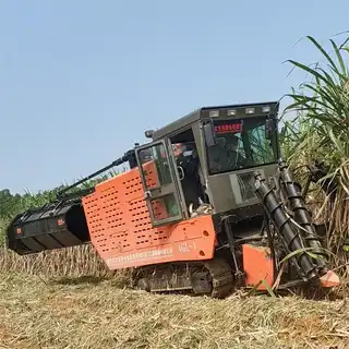 Topper Sugarcane Harvester Helps Harvesting Sugarcane in Indonesia