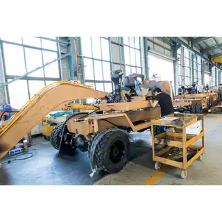 Wheel Excavators Assembly Operation